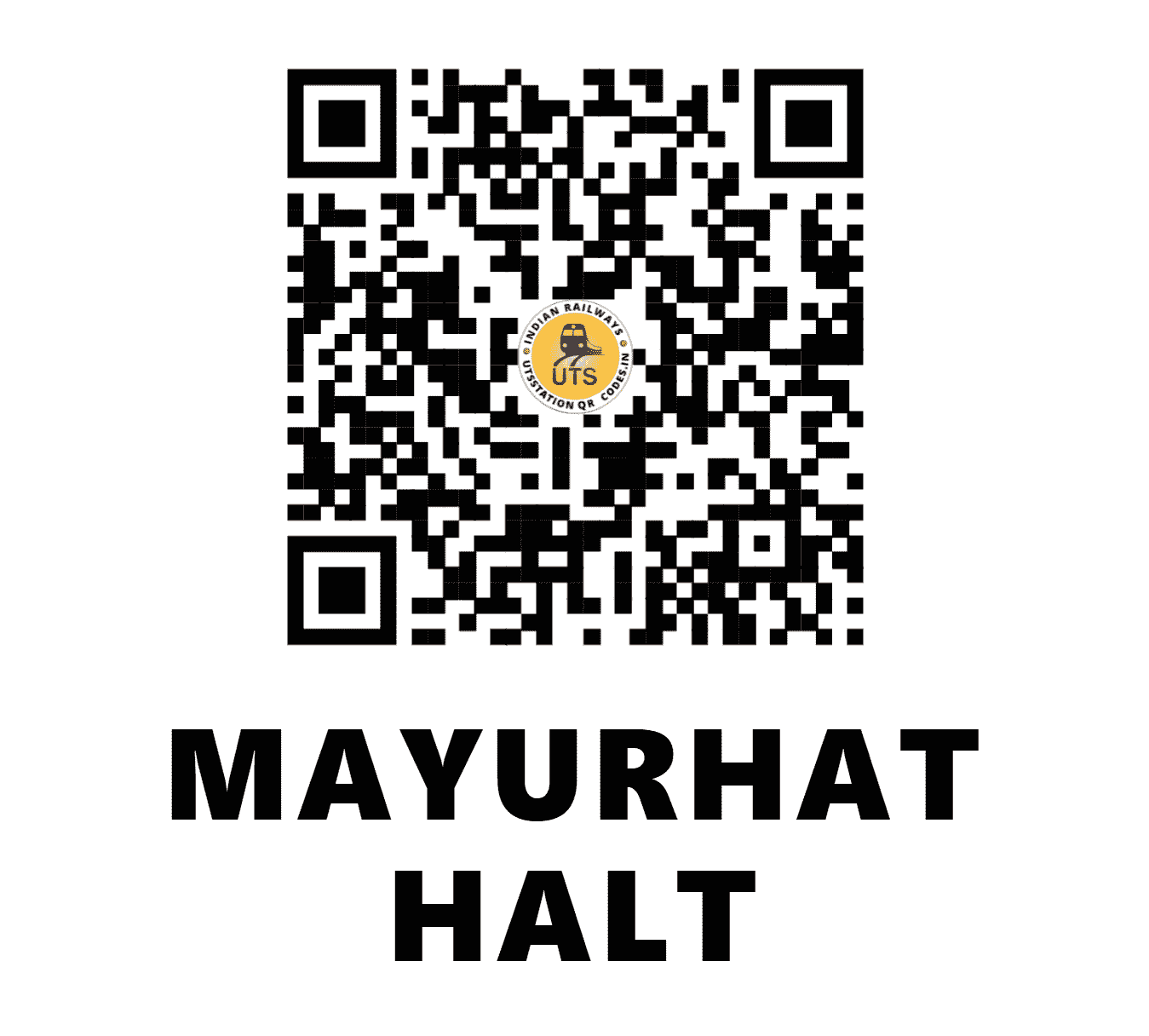 UTS QR Code for MAYURHAT HALT - MYHT (ER - WEST BENGAL)